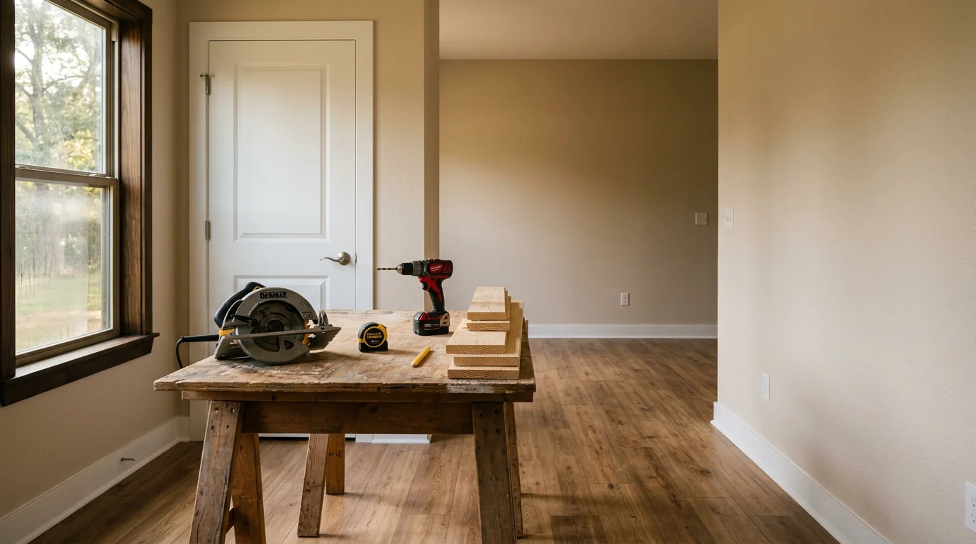 Axiom Home Repair handyman working on a home repair project in Ruston, Louisiana